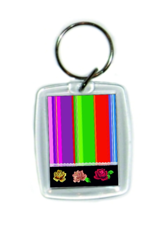 Breloczek_prostokatny_lowicz_pasiak_akryl_metalowe_kolko