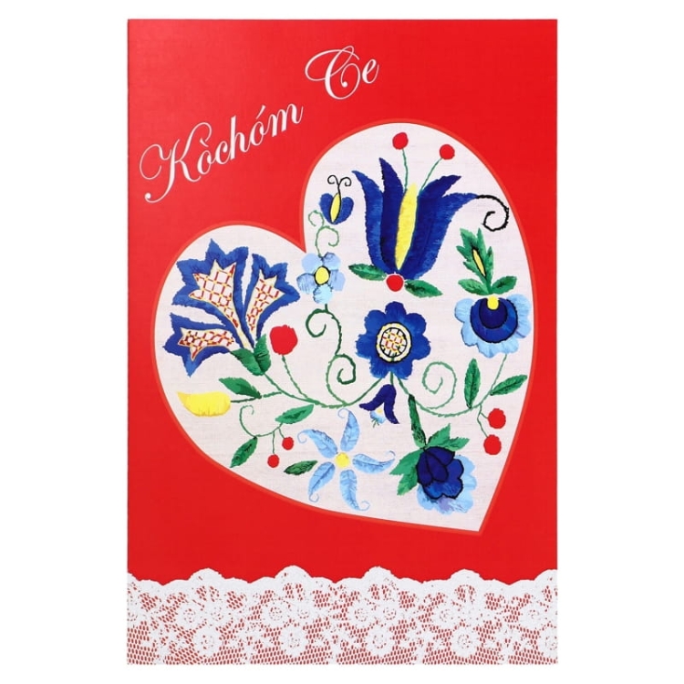Kartka_folk_kaszubski_folklor_ludowy_walentynkowa
