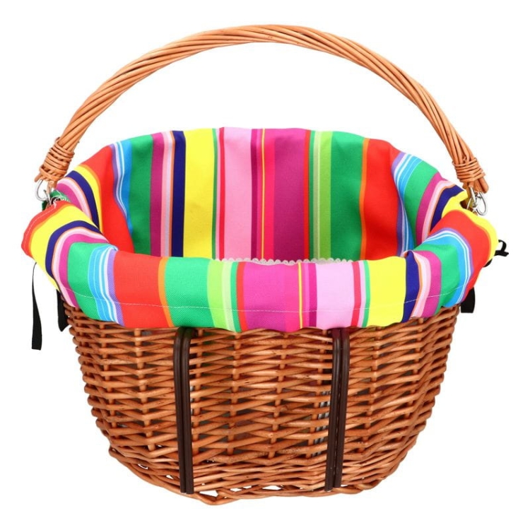 Wkład do kosza na zakupy rower Łowicz, pasiak.jpg