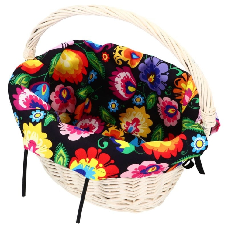 Wkład do kosza na zakupy rower Łowicz, czarne.jpg