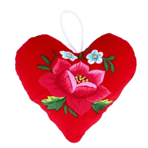 Igielnik_zawieszka_lowicki_czerwony_serce