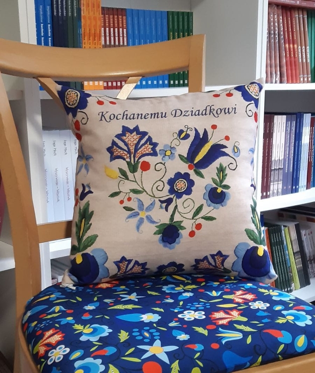 Poduszka Dziadek i babcia folk ludowy6.jpg