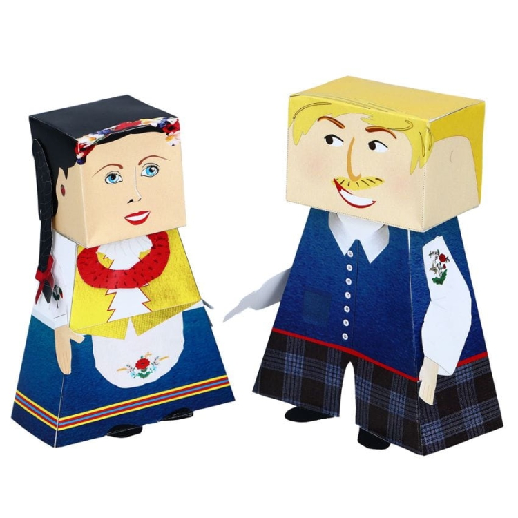 Wycinanka Kociewiak folk ludowy Kociewianka.jpg