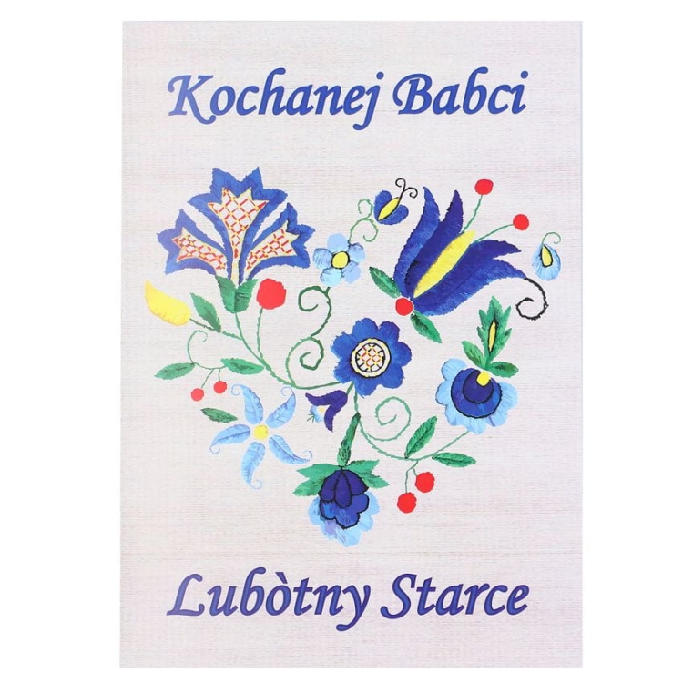 Kartka folk dla Babci kaszubska folk2.jpg