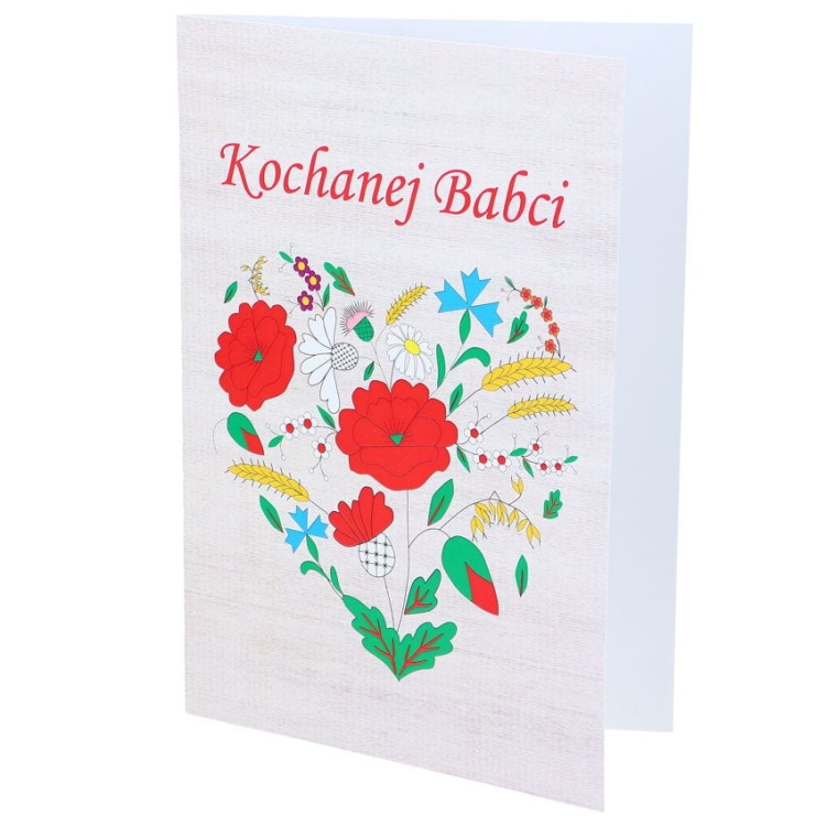 Kartka_folk_dla_Babci_Kociewie