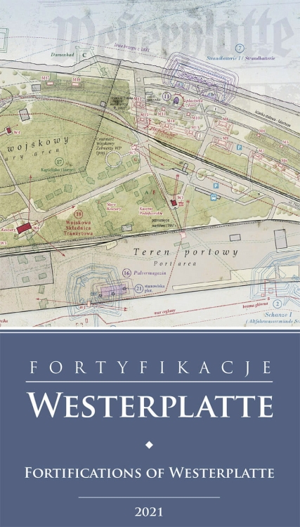 Mapa historyczna Westerplatte – fortyfikacje XVIII–XX w.