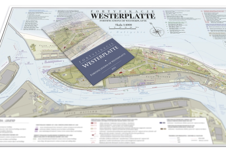 Mapa fortyfikacji Westerplatte – przemiany militarne i geograficzne półwyspu od XVIII wieku