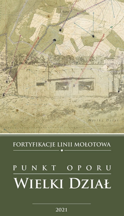 Mapa Punktu Oporu Wielki Dział – schrony bojowe Linii Mołotowa
