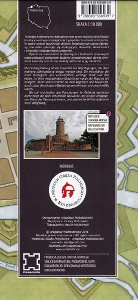 Twierdza Kołobrzeg – mapa fortyfikacji z archiwalnych źródeł i badań terenowych