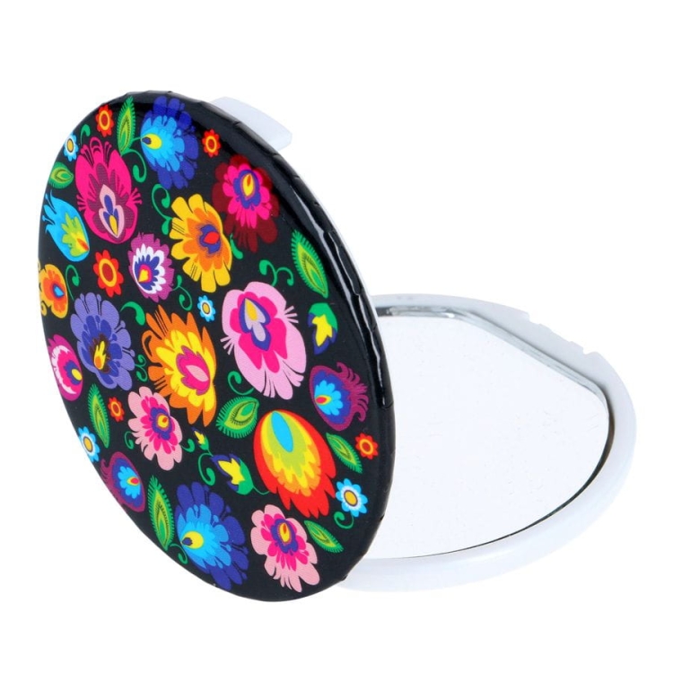 Lusterko kieszonkowe folk łowicki.jpg