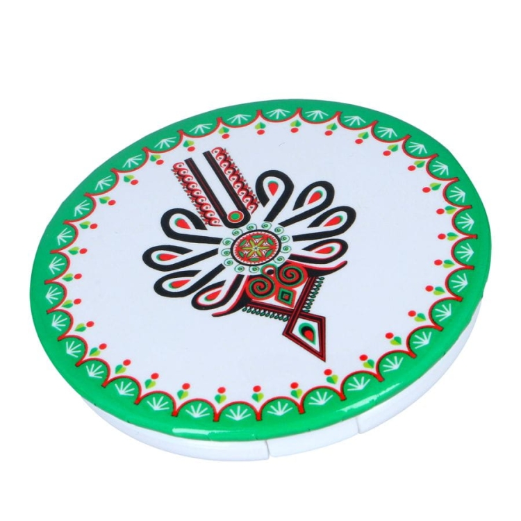 Lusterko kieszonkowe folk podhalański.jpg