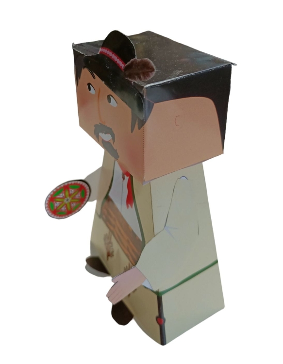 papier-chraft wycinanka góral podhale chlop4.jpg