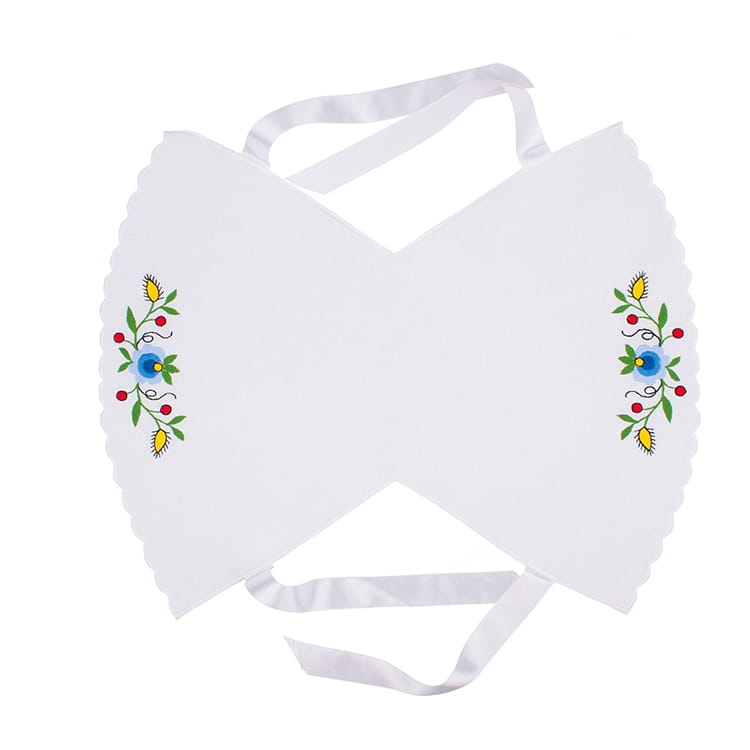 Duża serwetka do koszyczka wielkanocnego z haftem kaszubskim