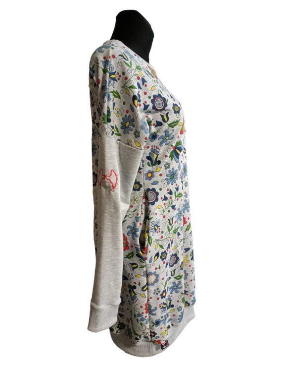 Sukienka_folk_kaszubska_szara