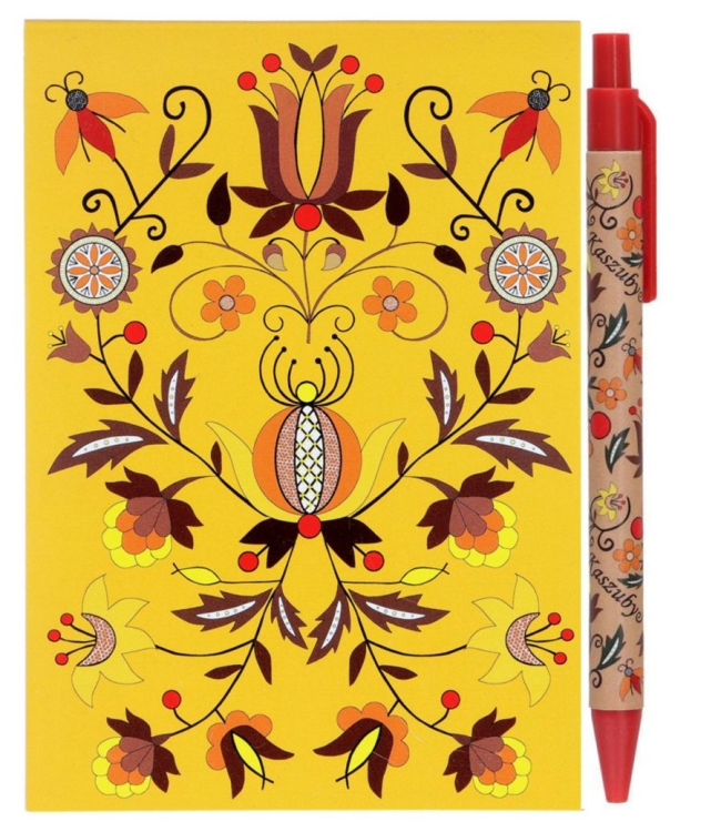 Zestaw notes i długopis Bory czerwony.jpg