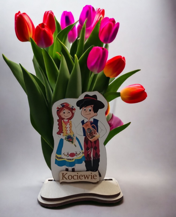 Drewniana para kociewska na podstawce4.jpg