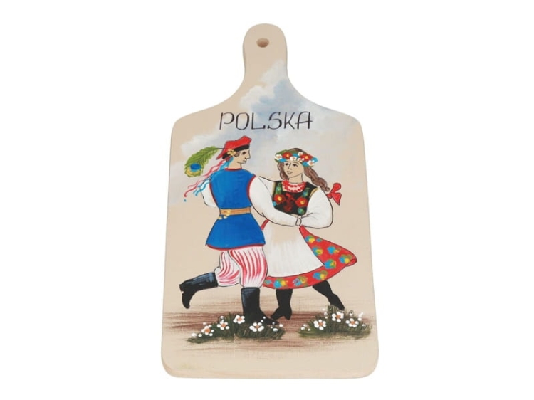 Ozdobna deska kaszubska para folk strój krakowski folk.jpeg