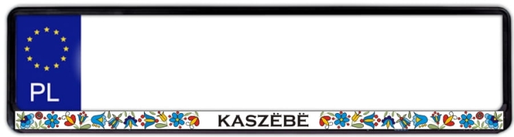 Ramka tablica rejestracyjna Kaszëbë - biała.jpg