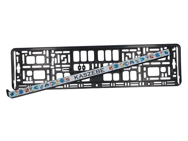 Ramka tablica rejestracyjna Kaszëbë - biała2.jpg